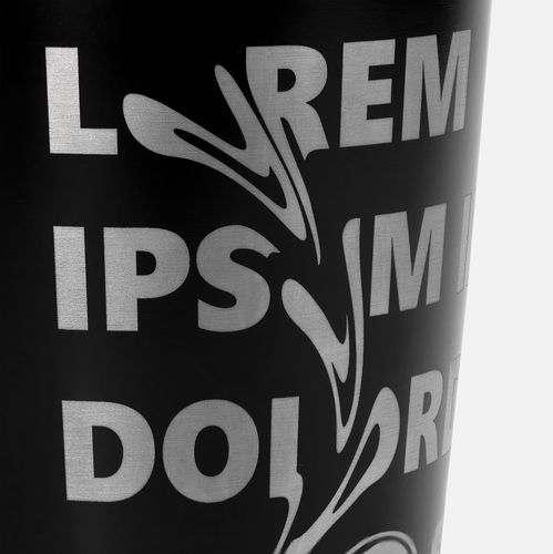 Термостакан с двумя поильниками Duetta, черный