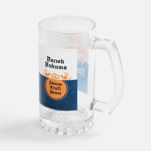 Пивная кружка для сублимационной печати Barbucks