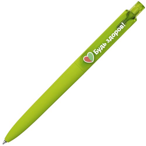 Ручка шариковая Prodir DS8 PRR-T Soft Touch, голубая