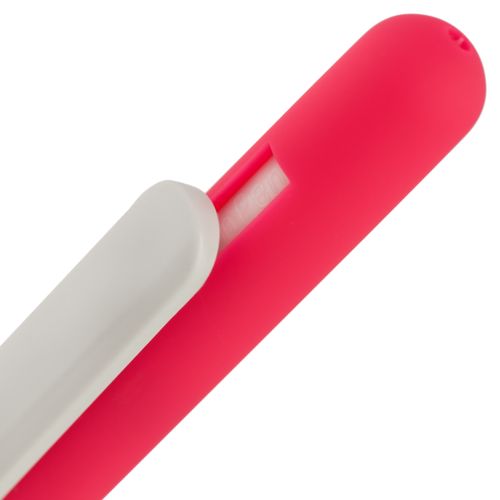Ручка шариковая Swiper Soft Touch, розовая с белым Ручка шариковая Swiper Soft Touch, розовая с белым