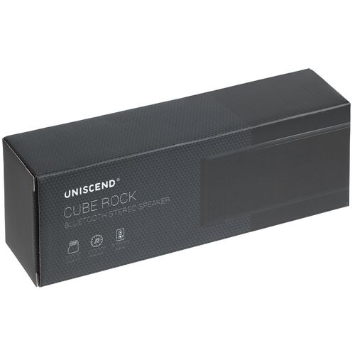 Беспроводная стереоколонка Uniscend Cube Rock, темно-синяя Беспроводная стереоколонка Uniscend Cube Rock, темно-синяя