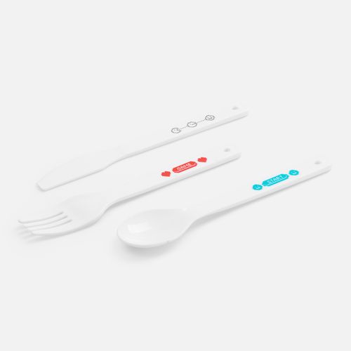 Ланчбокс Pranzo, красный с черным