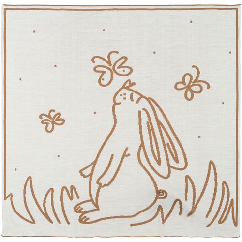 Детский плед Tender. Rabbit, песочный с белым Детский плед Tender. Rabbit, песочный с белым