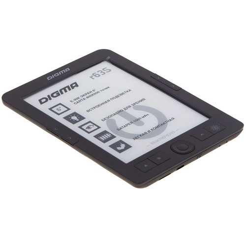 Электронная книга Digma R63S, темно-серая Электронная книга Digma R63S, темно-серая