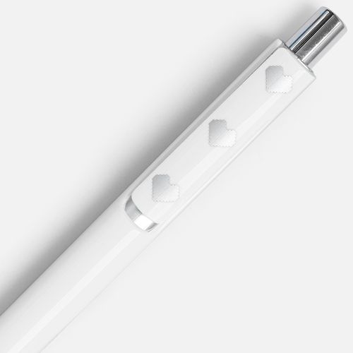 Ручка шариковая Dominanta Color, белая