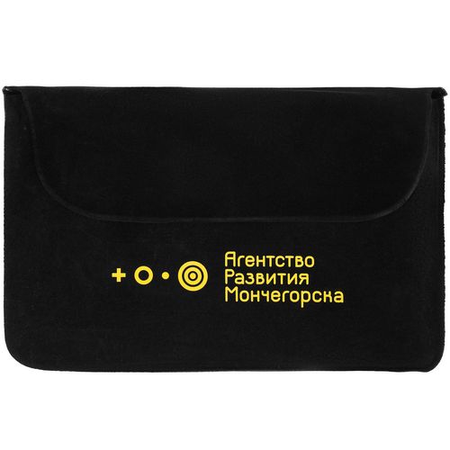 Надувная подушка под шею в чехле Sleep, черная