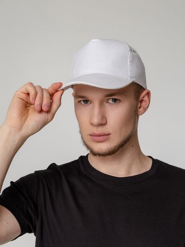 Бейсболка Unit Standard, белая Бейсболка Unit Standard, белая