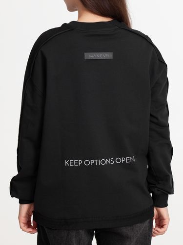 Свитшот унисекс Vozduh, черный