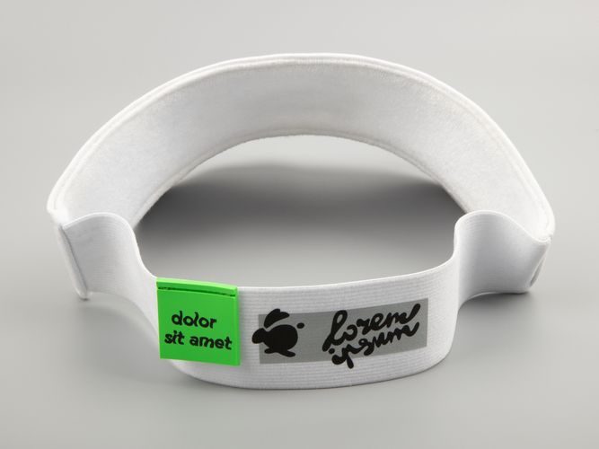 Лейбл из ПВХ Kare, зеленый неон