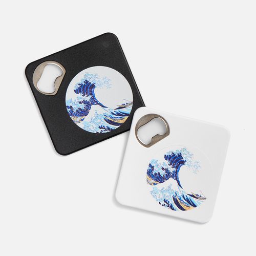 Костер с открывашкой для бутылок Bartender, ver.2, белый