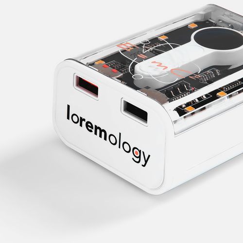 Аккумулятор с быстрой зарядкой Trellis Quick 10000 мАч, белый