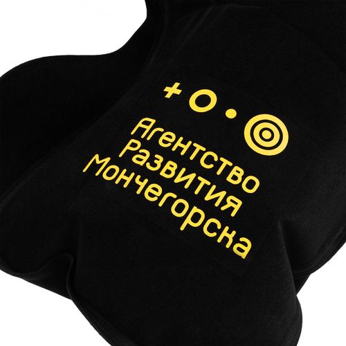 Надувная подушка под шею в чехле Sleep, черная