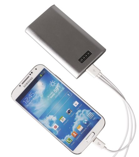 Внешний аккумулятор Uniscend Slim 5300 мАч, серебристый Внешний аккумулятор Uniscend Slim 5300 мАч, серебристый