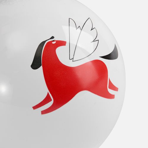 Елочный шар Finery Gloss, 8 см, глянцевый белый