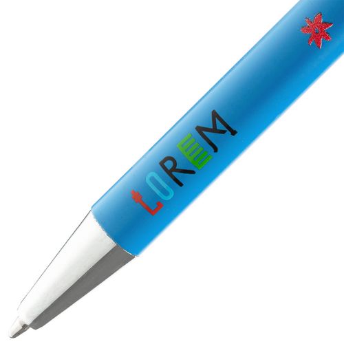 Ручка шариковая Slim Beam, ярко-синяя