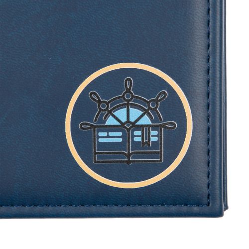 Папка адресная Brand, темно-синяя