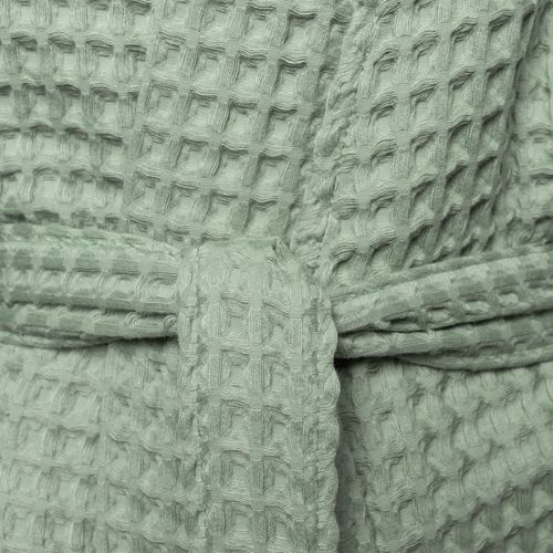 Халат вафельный женский Boho Kimono, зеленая мята Халат вафельный женский Boho Kimono, зеленая мята