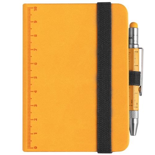 Блокнот Lilipad с ручкой Liliput, желтый Блокнот Lilipad с ручкой Liliput, желтый