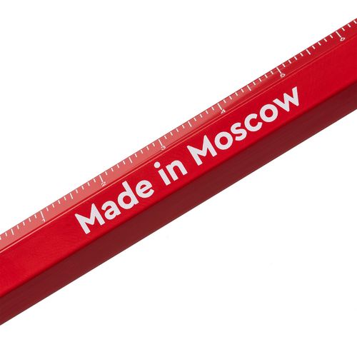 Ручка шариковая Construction, мультиинструмент, красная