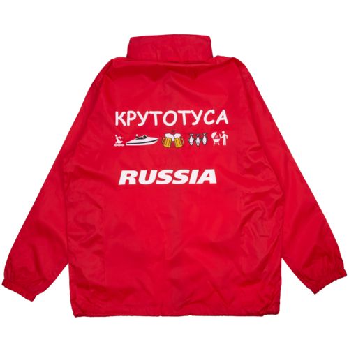 Ветровка унисекс Shift, красная