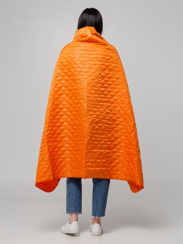 Плед-пончо для пикника SnapCoat, оранжевый Плед-пончо для пикника SnapCoat, оранжевый