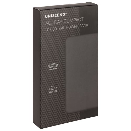 Внешний аккумулятор Uniscend All Day Compact 10000 мАч, зеленый Внешний аккумулятор Uniscend All Day Compact 10000 мАч, зеленый