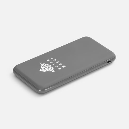 Аккумулятор Uniscend Starry с подсветкой, 5000 мАч, темно-серый