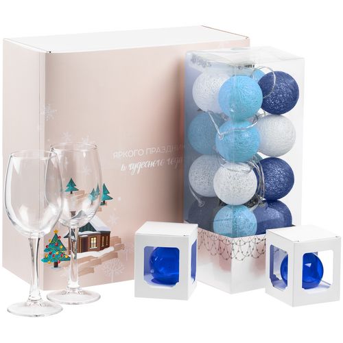 Набор Merry Moments для вина, синий Набор Merry Moments для вина, синий
