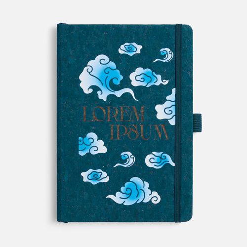 Блокнот Cork County, синий