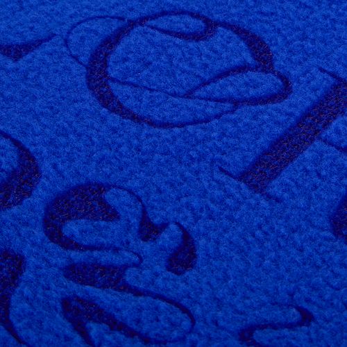 Флисовый плед Warm&Peace, ярко-синий