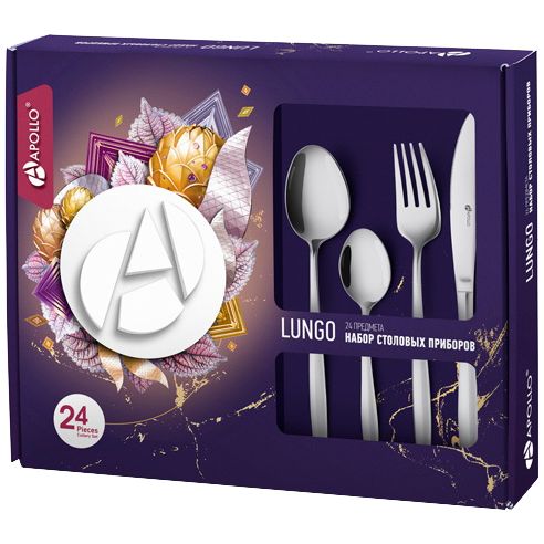 Набор столовых приборов Lungo на 6 персон Набор столовых приборов Lungo на 6 персон