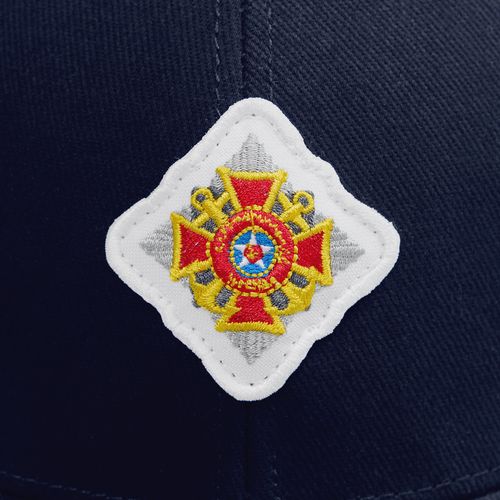 Бейсболка Spiker, темно-синяя с белым