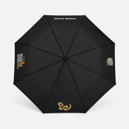 Зонт складной Classic, черный Зонт складной Classic, черный
