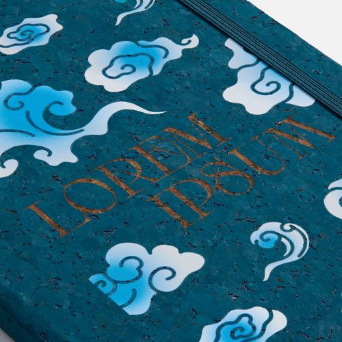 Блокнот Cork County, синий