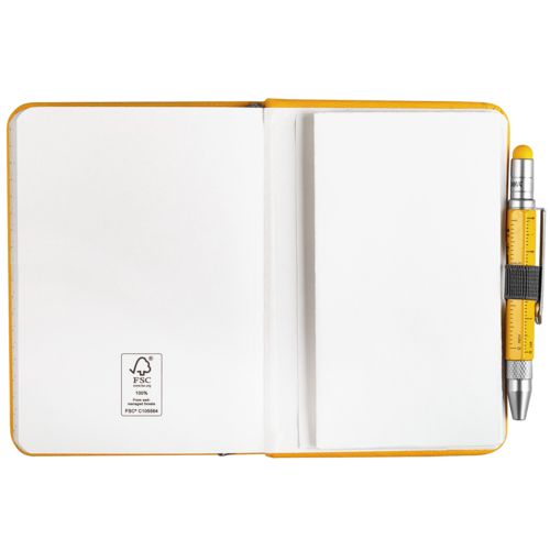 Блокнот Lilipad с ручкой Liliput, желтый Блокнот Lilipad с ручкой Liliput, желтый