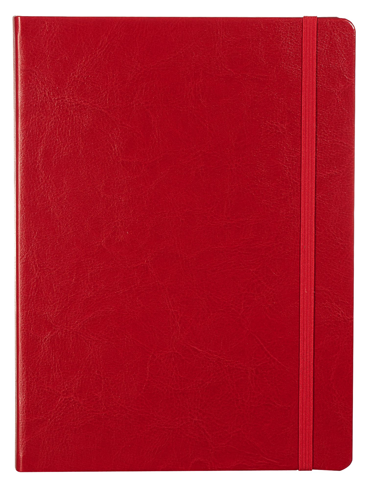Блокнот Freenote, в клетку, красный