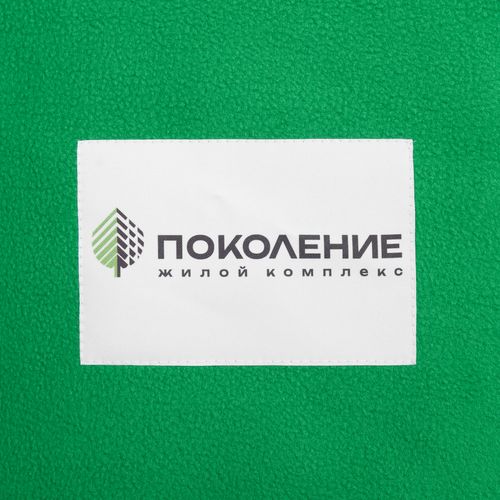 Флисовый плед Warm&Peace, зеленый