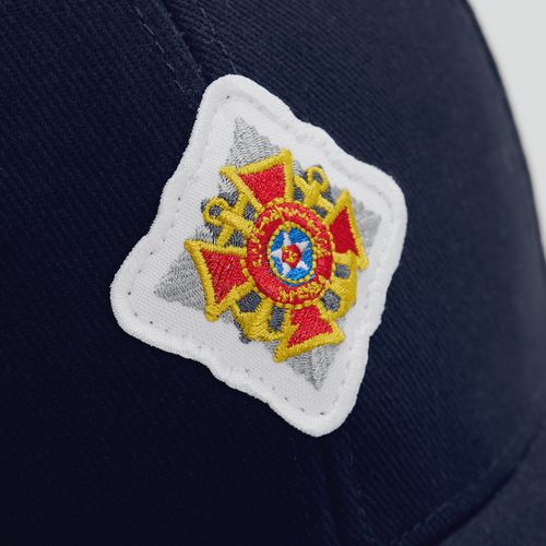 Бейсболка Spiker, темно-синяя с белым