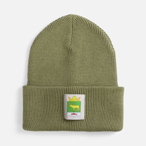 Лейбл тканевый Epsilon, L, светло-серый