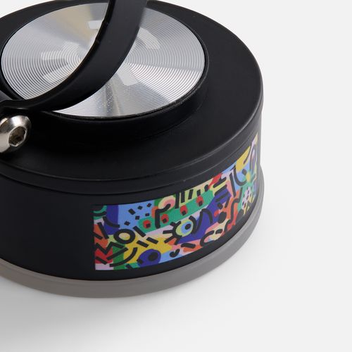 Вакуумный магнитный держатель airFix, черный с серым