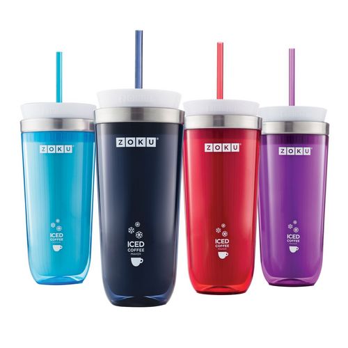 Стакан для охлаждения напитков Iced Coffee Maker, красный Стакан для охлаждения напитков Iced Coffee Maker, красный