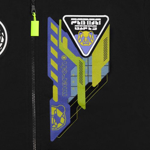 Толстовка на молнии с капюшоном Siverga 2.0, черная