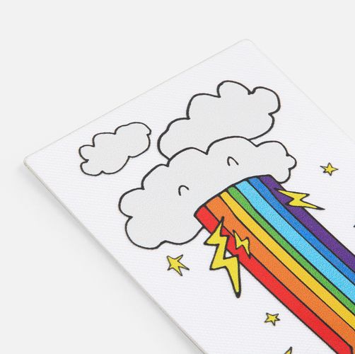 Наклейка тканевая Lunga, L, белая