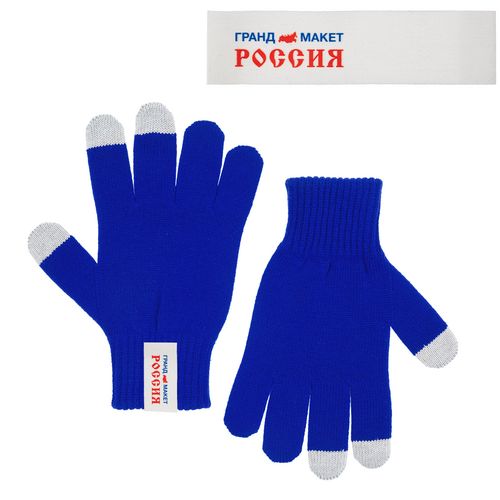 Перчатки сенсорные Real Talk, синие Перчатки сенсорные Real Talk, синие