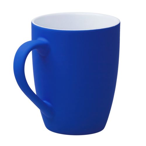 Кружка Good Morning c покрытием софт-тач, синяя Кружка Good Morning c покрытием софт-тач, синяя