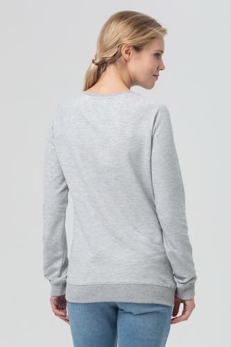 Свитшот женский Kulonga Sweat, серый меланж Свитшот женский Kulonga Sweat, серый меланж