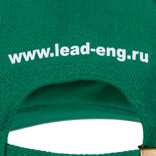 Бейсболка Unit Trendy, зеленая с белым