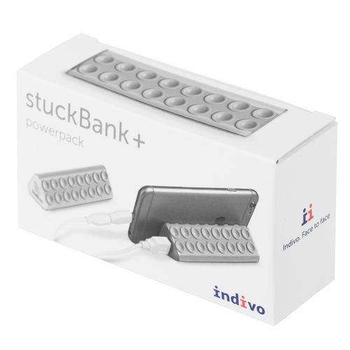 Внешний аккумулятор-подставка stuckBank Plus 2600 мАч, красный Внешний аккумулятор-подставка stuckBank Plus 2600 мАч, красный