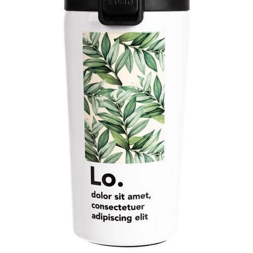 Термостакан с ситечком No Leak Infuser, белый