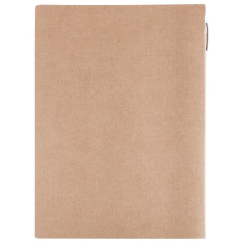 Папка Fact-Folder формата А4 c блокнотом, крафт Папка Fact-Folder формата А4 c блокнотом, крафт